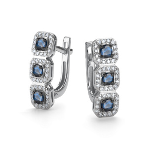 Серьги 26452-202 (Au 585)