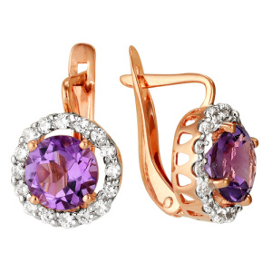 Серьги 255908 1 8 1 (Au 585)