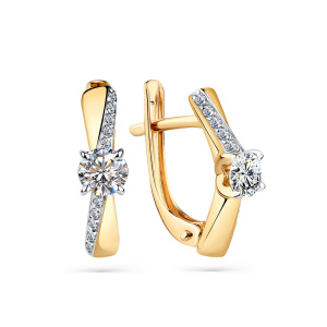 Серьги 002-0505-0001-011 (Au 585)