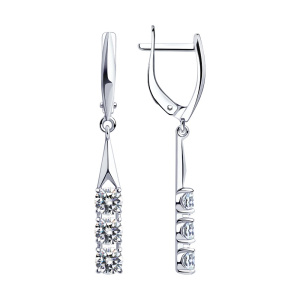 Серьги 94023807 (Ag 925)