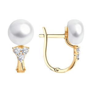 Серьги 792238 (Au 585)