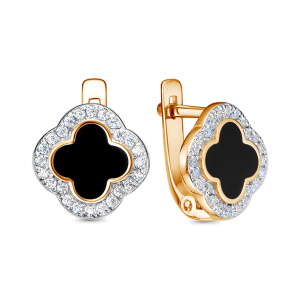 Серьги 122672-5 (Au 585)