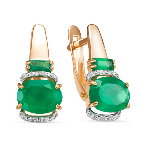 Серьги 2418208 1 6 1 (Au 585)