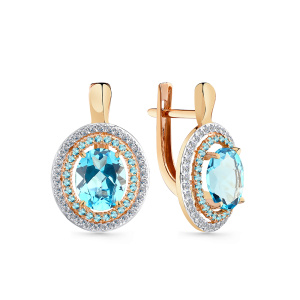 Серьги 02-3-522-1351-011 (Au 585)