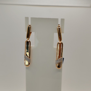 Серьги 1200740 (Au 585)