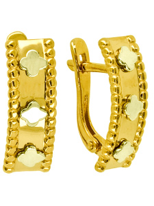 Серьги с1462лим (Au 585)