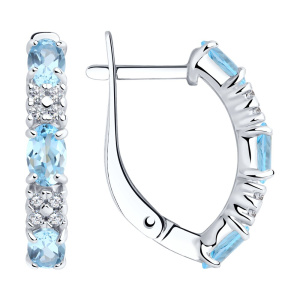 Серьги 92021430 (Ag 925)