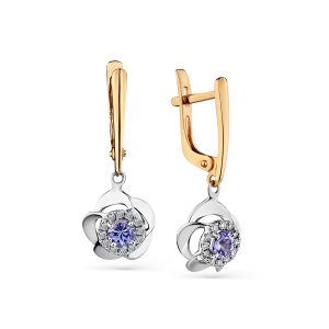 Серьги 2-408362-00-02 (Au 585)