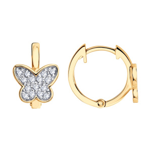 Серьги 0200652 (Au 585)