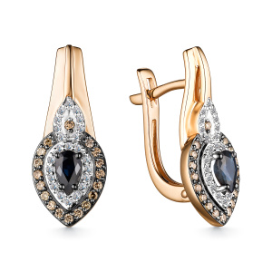 Серьги 25802-170 (Au 585)