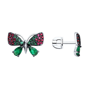 Серьги 94025992 (Ag 925)