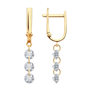 Серьги 0200479 (Au 585)