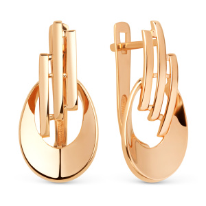 Серьги 025502-1000 (Au 585)