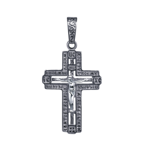 Крест 3338ч-925 (Ag 925)