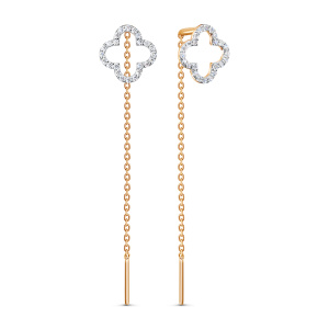 Серьги 142594 (Au 585)