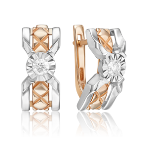 Серьги 02-5274-00-101-1111 №23 2 (Au 585)