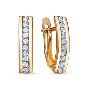 Серьги 1200902 (Au 585)