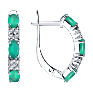 Серьги 92022450 (Ag 925)