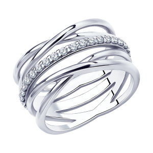 Кольцо 94010510 (Ag 925)