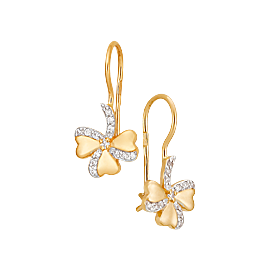 Серьги 21697 (Au 585)